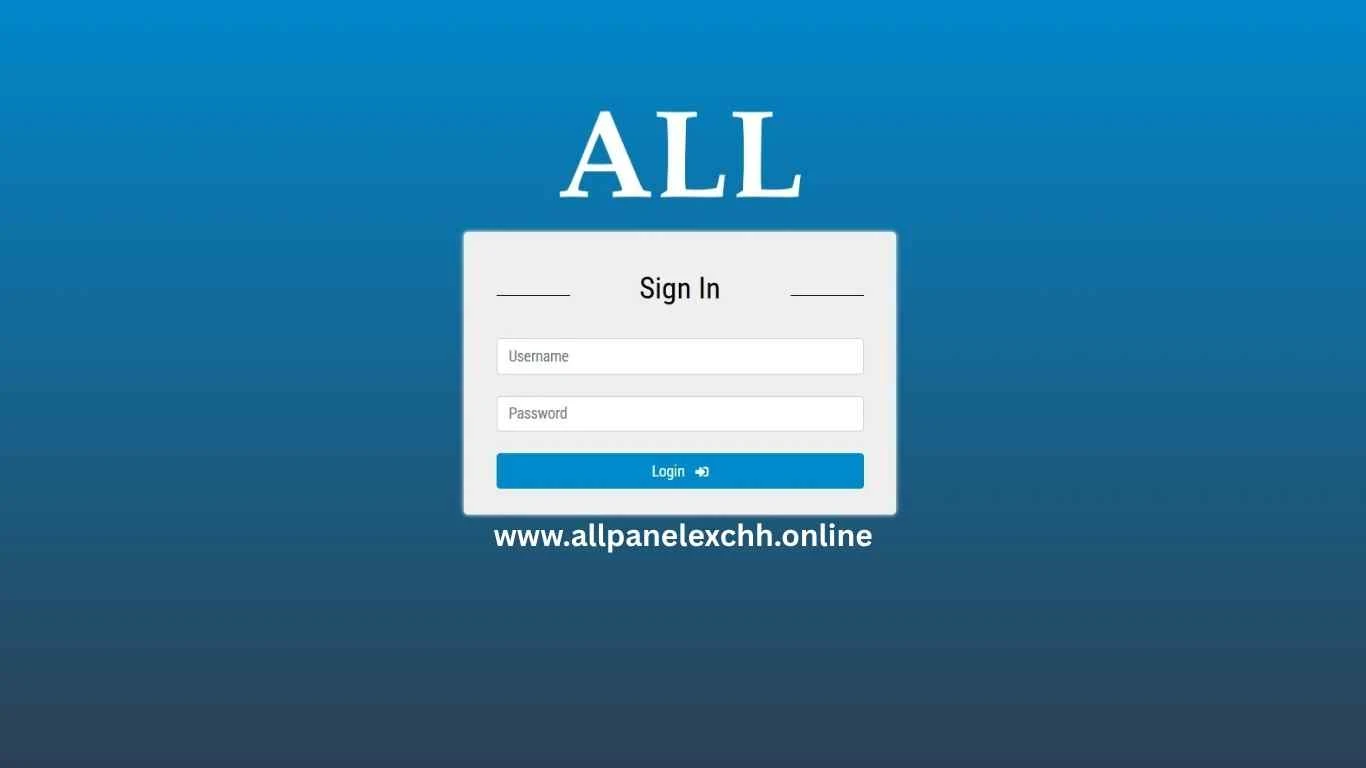 Allpanelexch login process guide